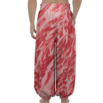 Wagyu Beef Meat Print Lantern Pants
