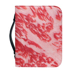 Wagyu Beef Meat Print Leather Bible Cover