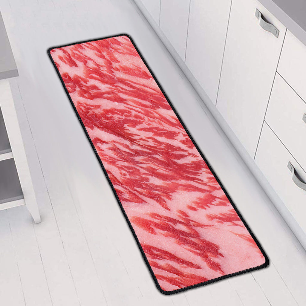 Wagyu Beef Meat Print Long Kitchen Mat