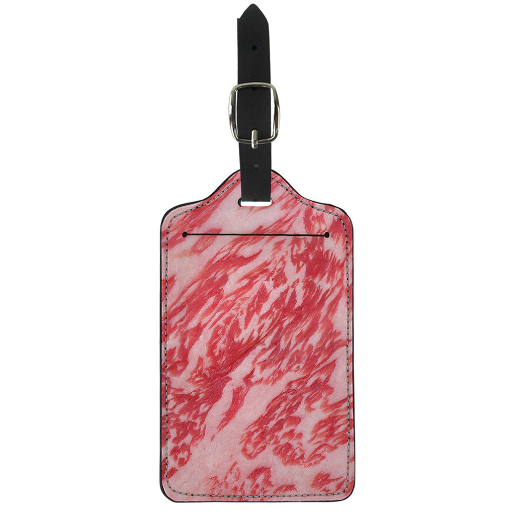 Wagyu Beef Meat Print Luggage Tag