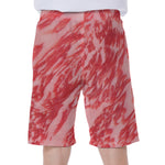 Wagyu Beef Meat Print Men's Beach Shorts