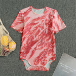 Wagyu Beef Meat Print Men's Bodysuit