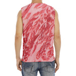 Wagyu Beef Meat Print Men's Fitness Tank Top