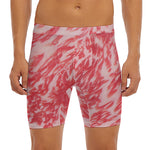 Wagyu Beef Meat Print Men's Long Boxer Briefs