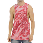 Wagyu Beef Meat Print Men's Muscle Tank Top