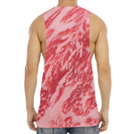 Wagyu Beef Meat Print Men's Muscle Tank Top