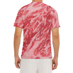 Wagyu Beef Meat Print Men's Short Sleeve Rash Guard