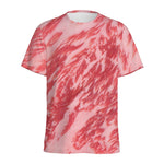 Wagyu Beef Meat Print Men's Sports T-Shirt