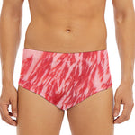 Wagyu Beef Meat Print Men's Triangle Swim Briefs