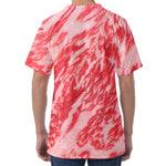 Wagyu Beef Meat Print Men's Velvet T-Shirt