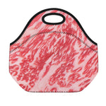 Wagyu Beef Meat Print Neoprene Lunch Bag