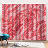 Wagyu Beef Meat Print Pencil Pleat Curtains