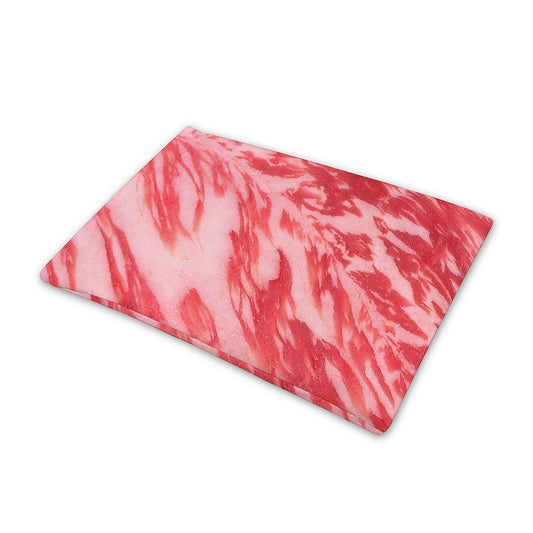 Wagyu Beef Meat Print Pet Cooling Mat Cover