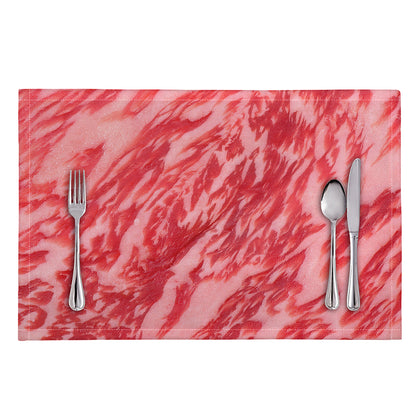 Wagyu Beef Meat Print Placemat