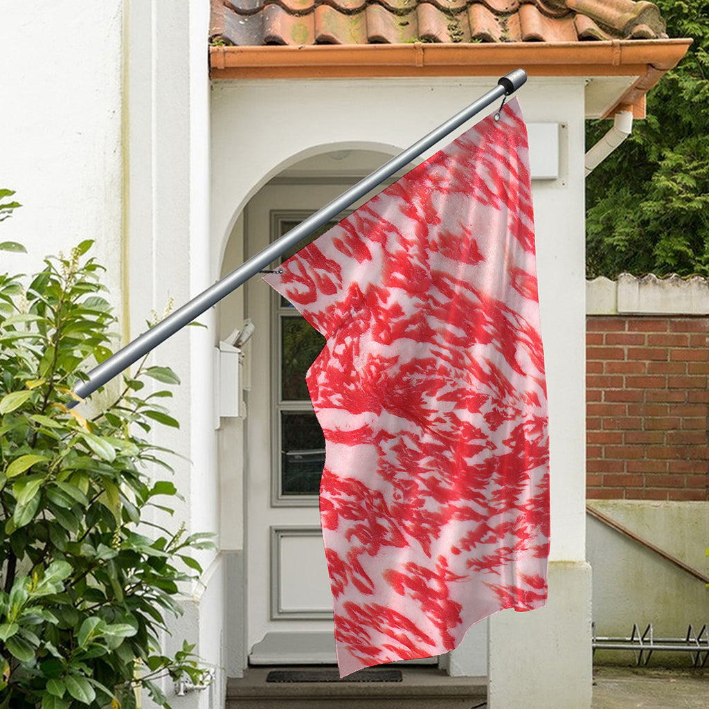Wagyu Beef Meat Print Polyester Flag