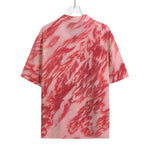 Wagyu Beef Meat Print Rayon Hawaiian Shirt