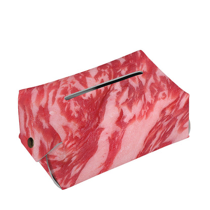 Wagyu Beef Meat Print Rectangle Tissue Box Cover