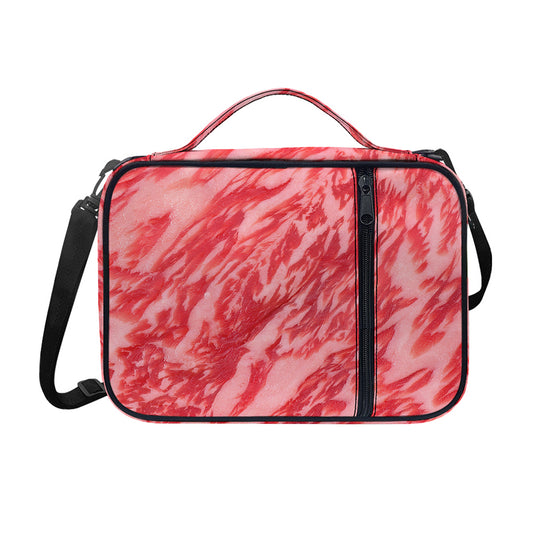 Wagyu Beef Meat Print Shoulder Strap Bible Bag