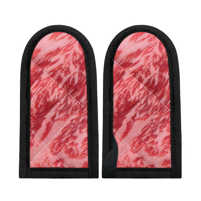 Wagyu Beef Meat Print Skillet Handle Cover
