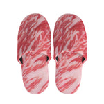 Wagyu Beef Meat Print Slippers