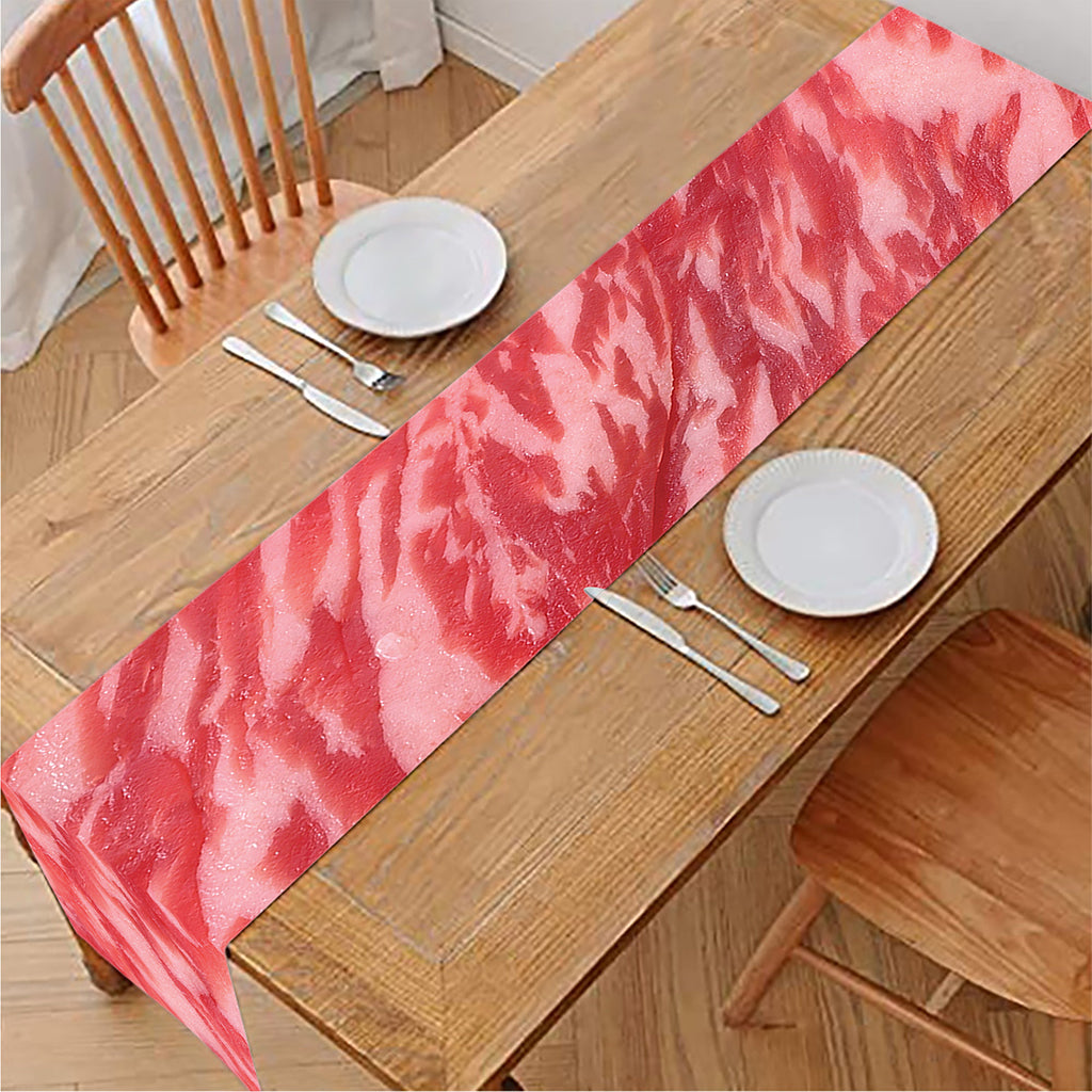 Wagyu Beef Meat Print Table Runner
