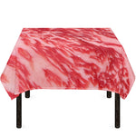 Wagyu Beef Meat Print Tablecloth
