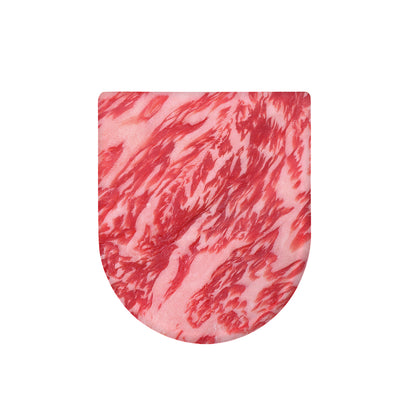 Wagyu Beef Meat Print Toilet Lid Cover