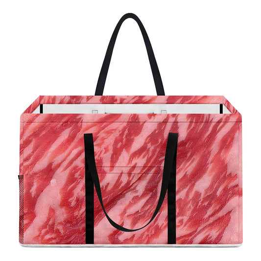 Wagyu Beef Meat Print Utility Tote Bag