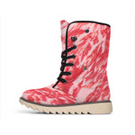 Wagyu Beef Meat Print Winter Boots