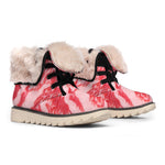 Wagyu Beef Meat Print Winter Boots
