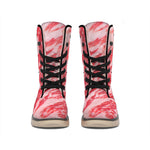 Wagyu Beef Meat Print Winter Boots
