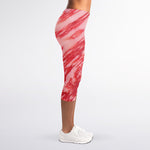 Wagyu Beef Meat Print Women's Capri Leggings