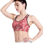 Wagyu Beef Meat Print Women's Sports Bra