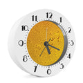 Water Drops On Beer Print Alarm Clock