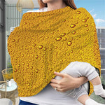 Water Drops On Beer Print Baby Seat Cover