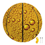 Water Drops On Beer Print Basketball