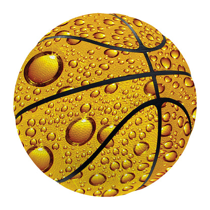 Water Drops On Beer Print Basketball
