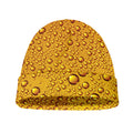 Water Drops On Beer Print Beanie