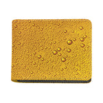 Water Drops On Beer Print Bifold Wallet