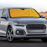 Water Drops On Beer Print Car Windshield Sun Shade