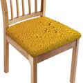 Water Drops On Beer Print Chair Cushion Cover