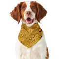 Water Drops On Beer Print Dog Bandana