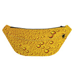 Water Drops On Beer Print Fanny Pack
