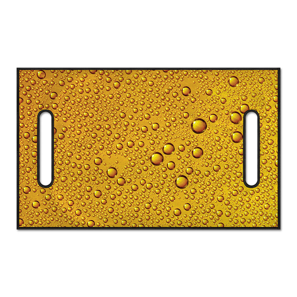 Water Drops On Beer Print Golf Cart Seat Cover