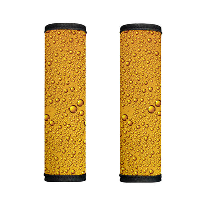 Water Drops On Beer Print Handle Covers