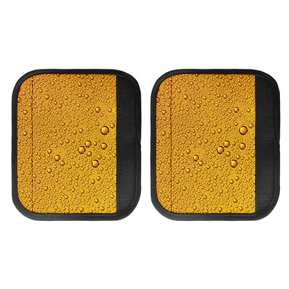 Water Drops On Beer Print Handle Covers