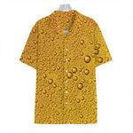 Water Drops On Beer Print Hawaiian Shirt