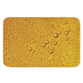 Water Drops On Beer Print Indoor Door Mat