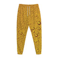 Water Drops On Beer Print Jogger Pants
