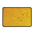 Water Drops On Beer Print Kitchen Mat